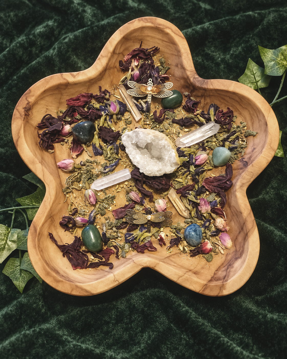 Fae Therapies Enchanted Healing Room Crystal Mandala Bowl